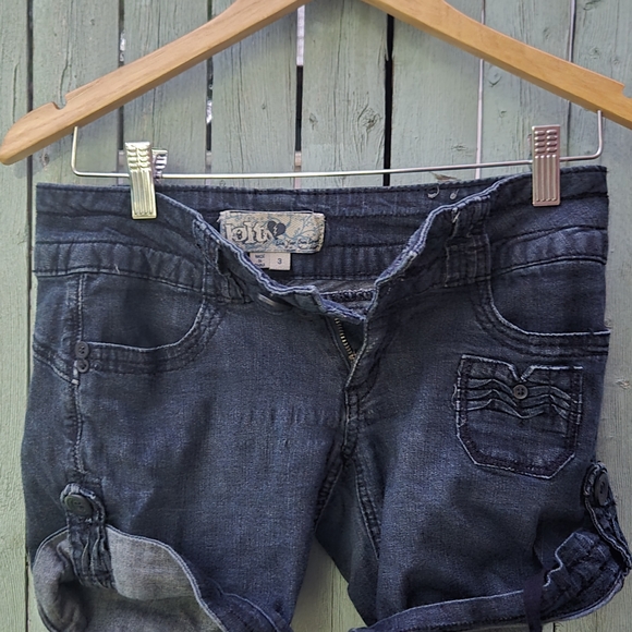Jolt Pants - Jolt Dark Blue Jean Shorts